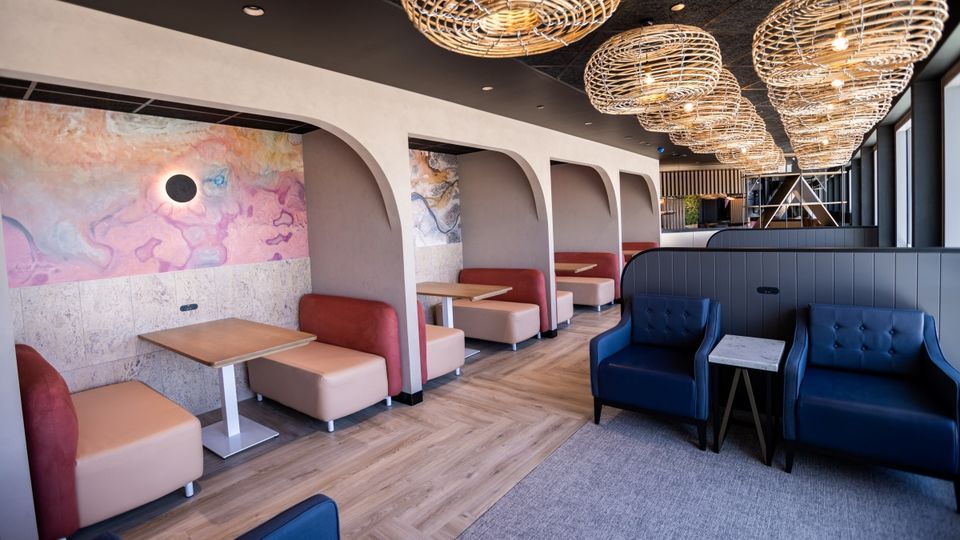 Perth Airport's new international Aspire Lounge.