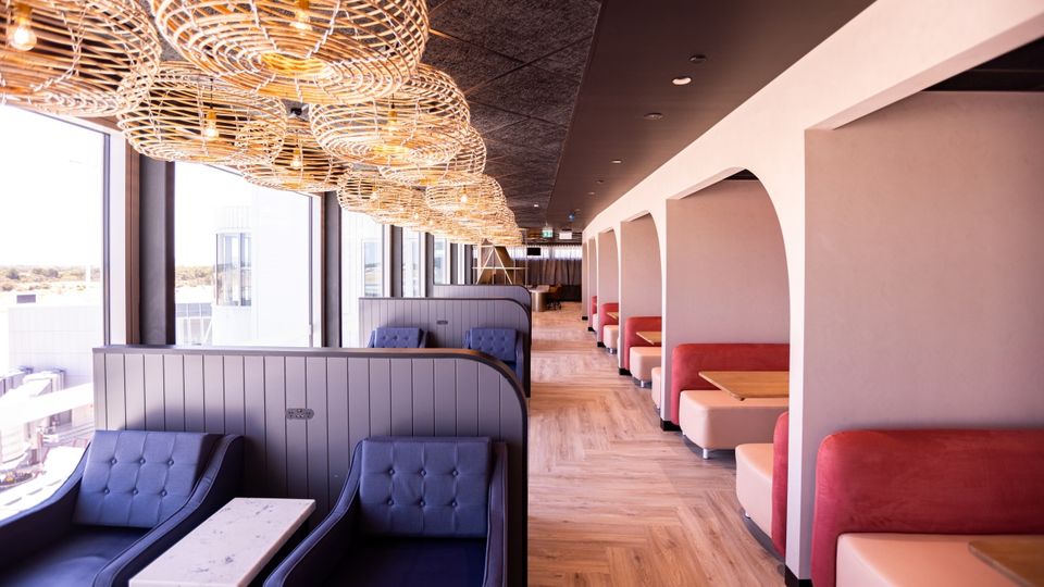Perth Airport's new international Aspire Lounge.