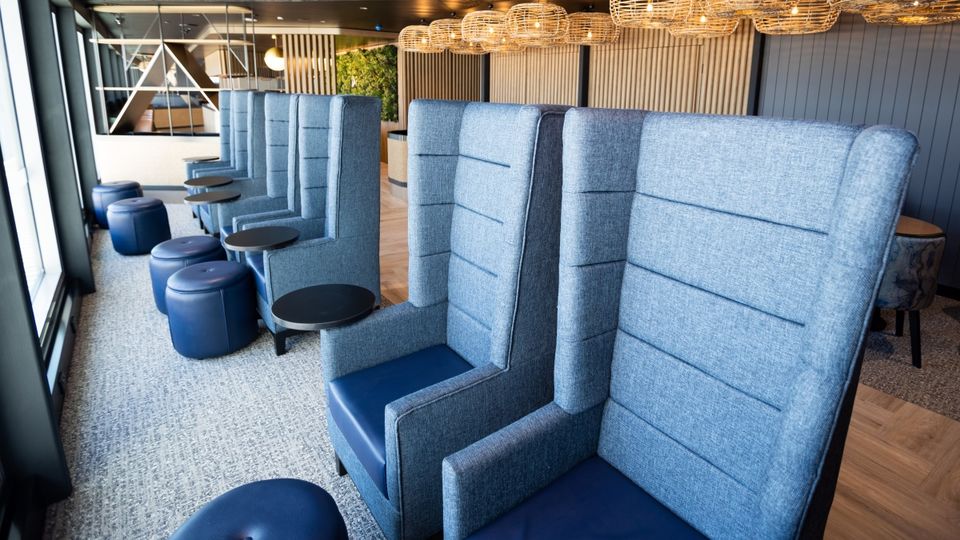 Perth Airport's new international Aspire Lounge.