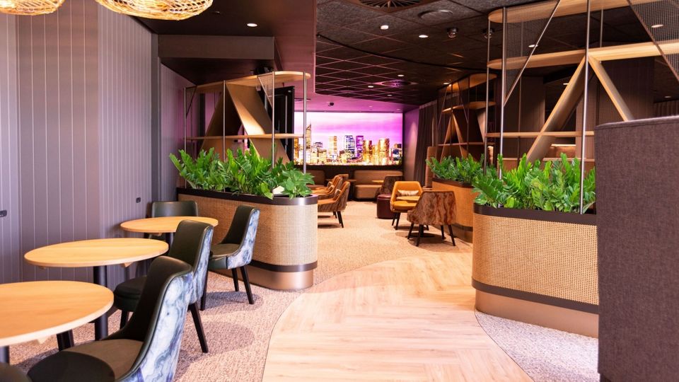 Perth Airport's new international Aspire Lounge.