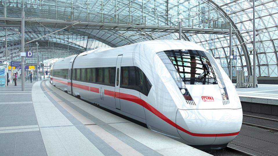 Deutsche Bahn connects Germany with the rest of Europe.