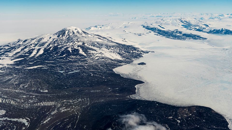 The flight hangs low to maximise the views but rarely dips below 20,000ft.. Matt Abbott