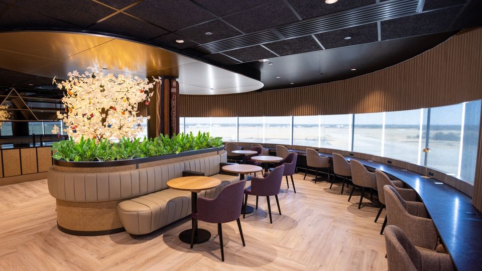 Perth's new Aspire Lounge.