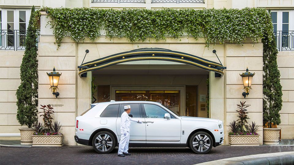You'll feel like a VIP when you arrive at The Peninsula Beverly Hills