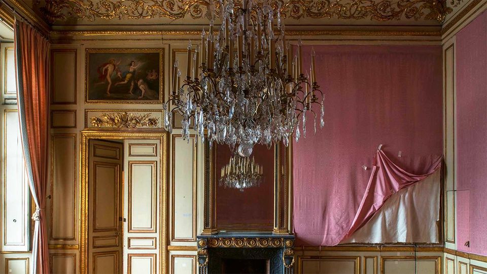 The space that was once Madame Theirry de Ville-d’Avray’s bedroom, before its restoration.