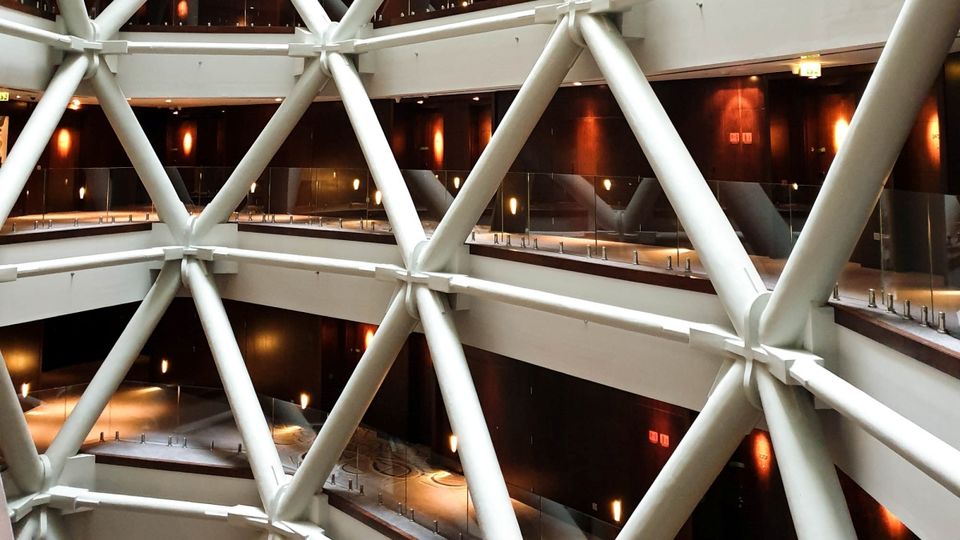 Andaz's captivating interior accentuates its elegance.