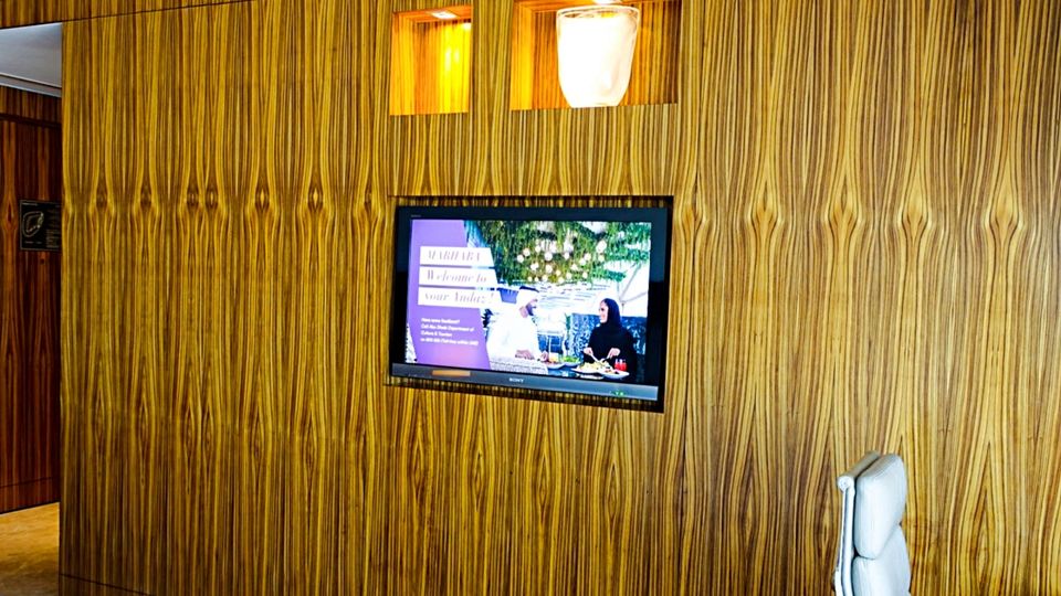 It feels like an opportunity has been missed with the in-room television.