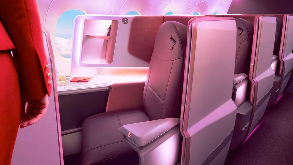 These Upper Class suites feature on all Virgin Atlantic A350s.