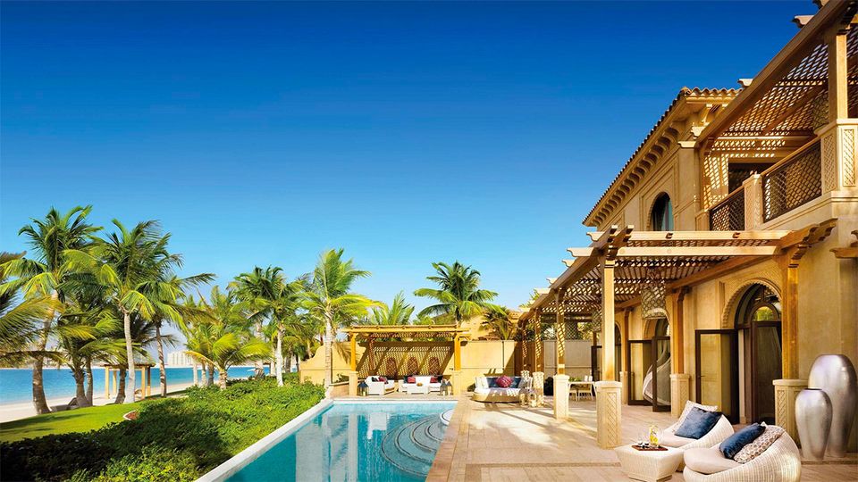 One of four beachfront villas at One & Only The Palm