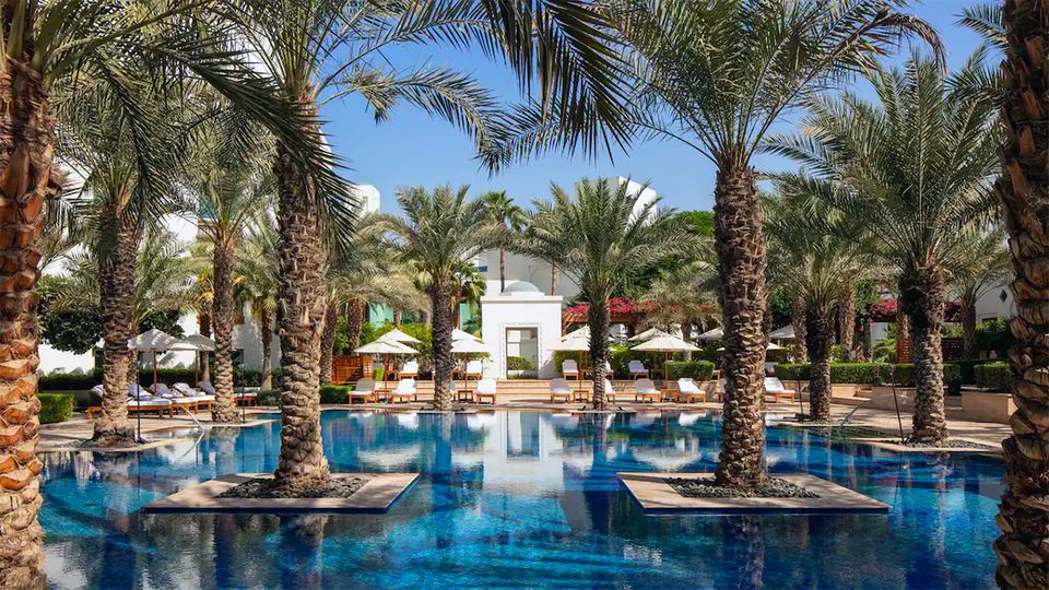 Park Hyatt Dubai is a palm-filled oasis on Dubai Creek