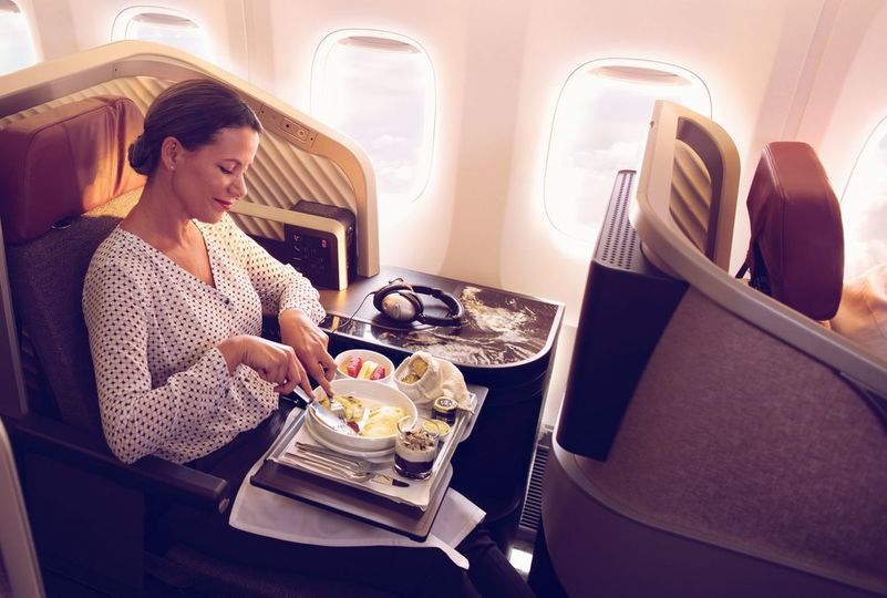 Business class onboard the LATAM 787.