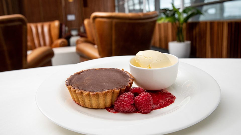 Sweet-toothed members are in for a treat, with options including a salted caramel tart.