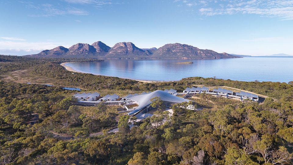 Saffire Freycinet is designed to enhance its location, not dominate it.