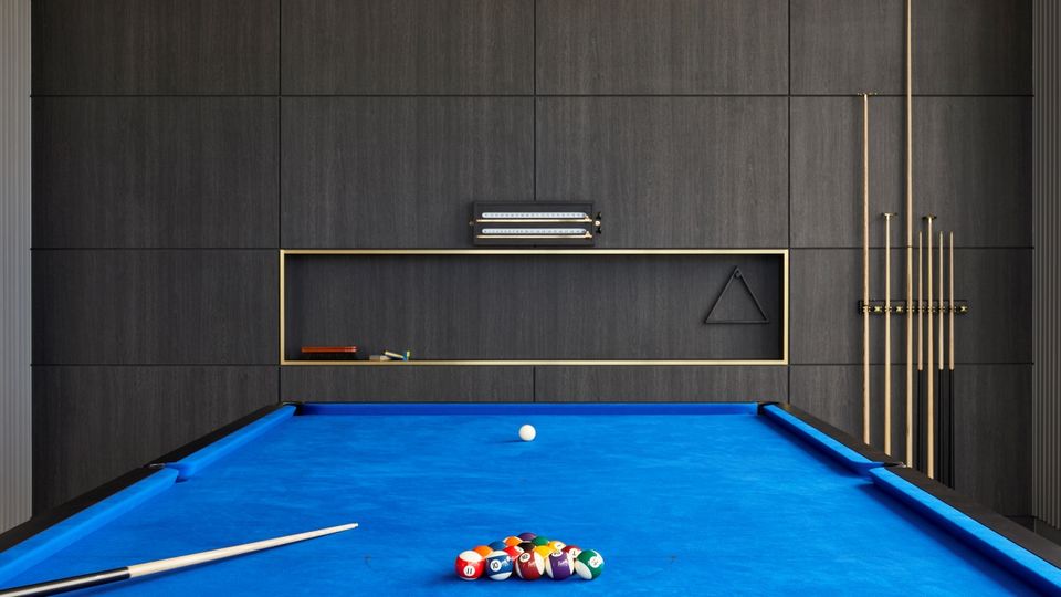 Bring a colleague or a friend for a game of snooker.