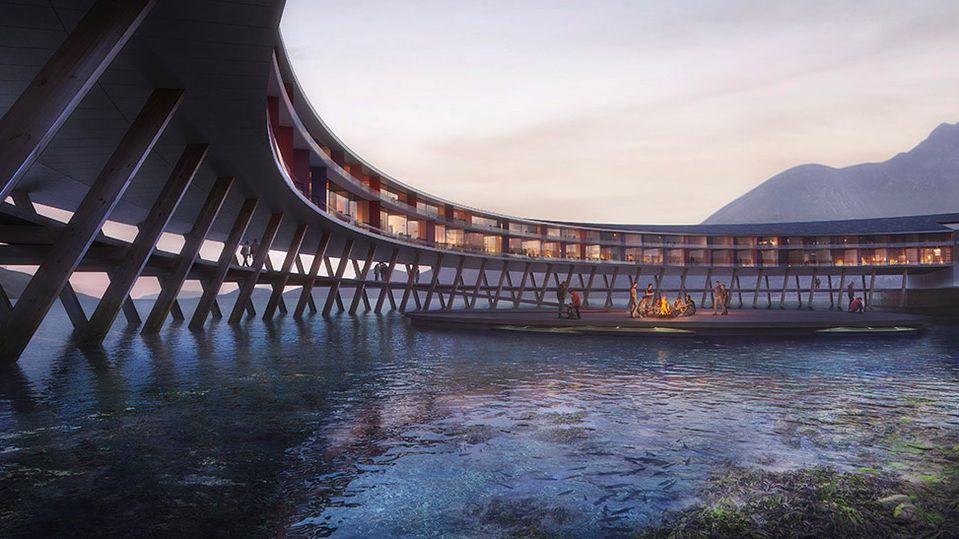 The distinctive hotel is designed to connect guests with its location.