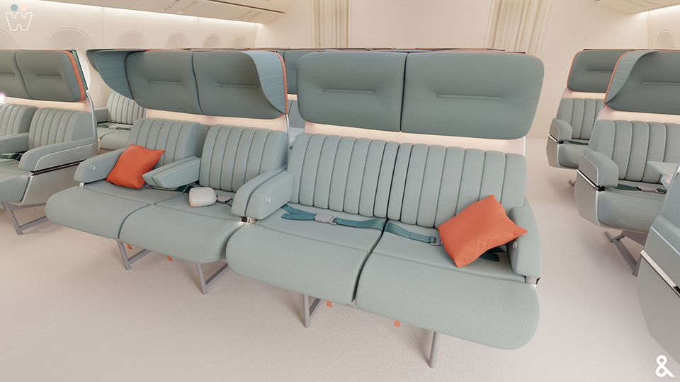 The comfy Switch concept from Style & Design provides ample room to stretch out.