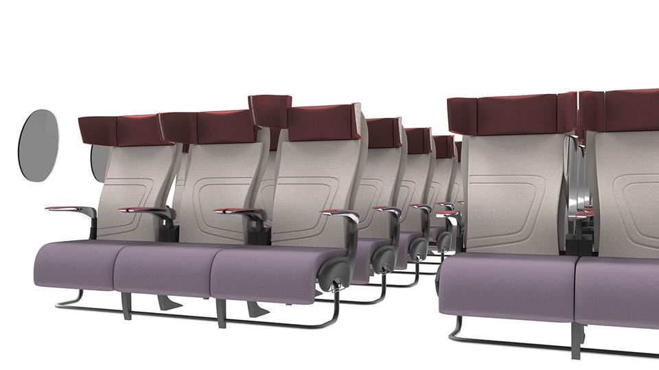 PARADYM also features large winged headrests for greater support and privacy.