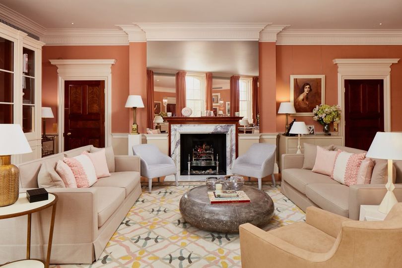 The Mountbatten Salon Room at the Admiralty Arch Hotel.