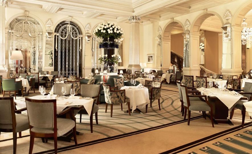 The foyer at Claridge's.