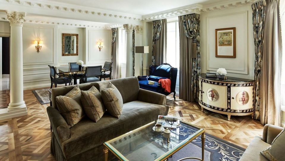The Mayfair Suite at the Dorchester in its current incarnation.