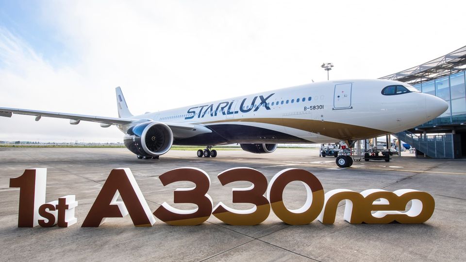 Starlux took delivery of its first A330neo in February 2022.