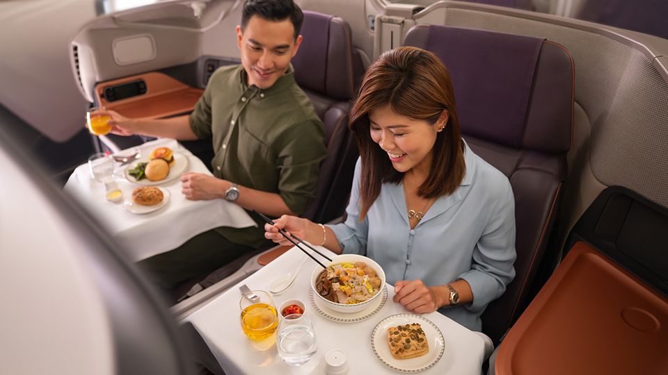 Singapore Airlines delivers a fresh, locally-inspired take on inflight dining.