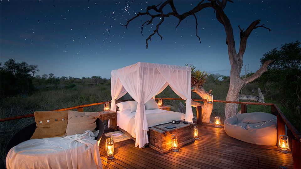 Sleep amid the sounds of the jungle in a unique treehouse.