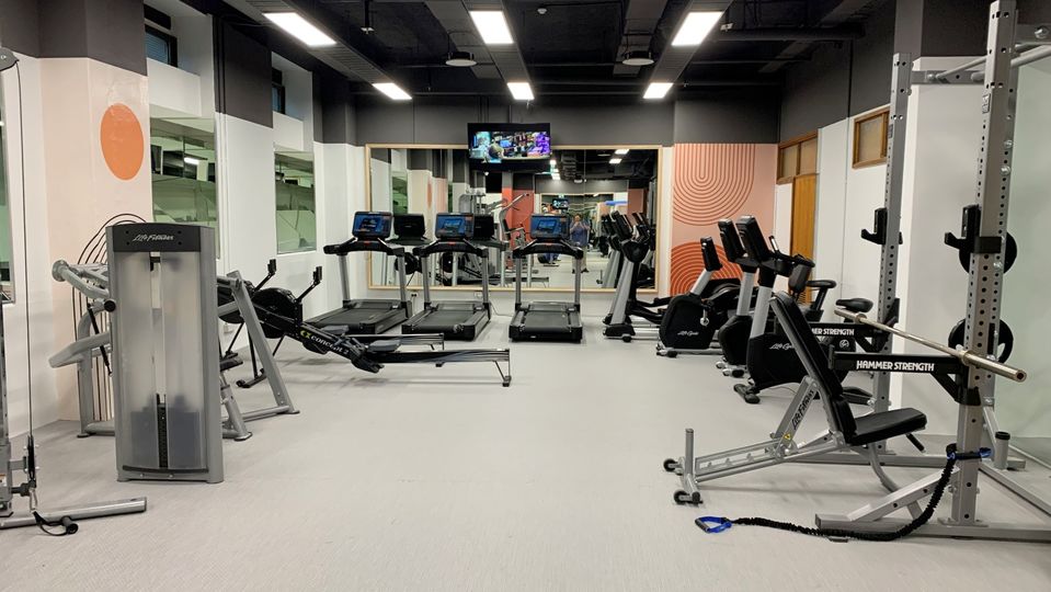 The latest gear to help you break a sweat can be found in the lower-ground gym.