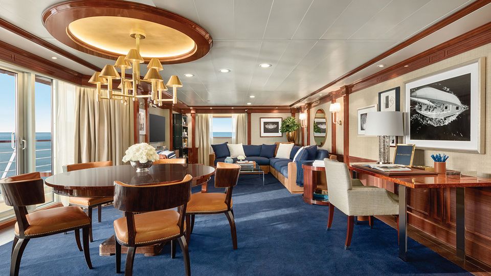 The decor is a love letter to the nautical style.
