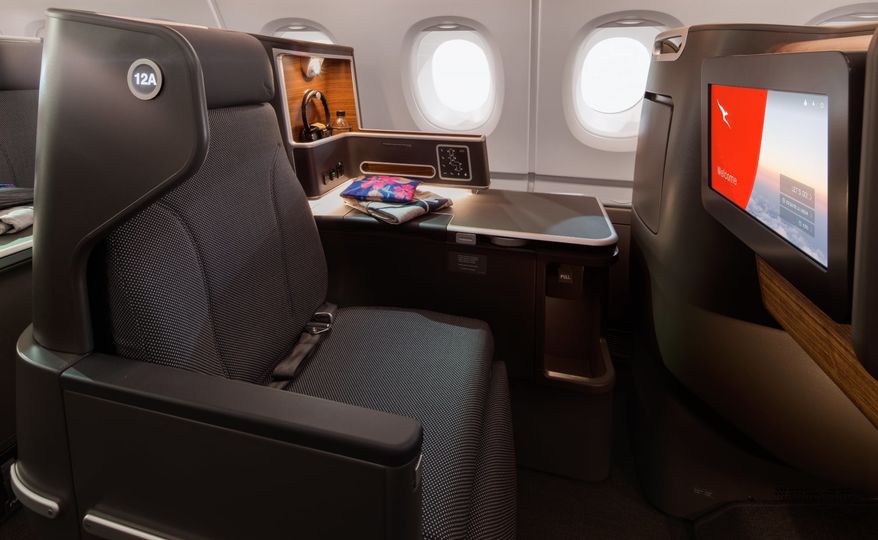 The Qantas Business Suite is based on Thompson's Vantage XL seat.