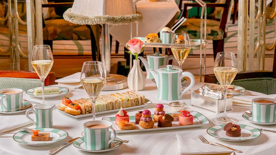 High tea is an essential part of the day at Claridge's.