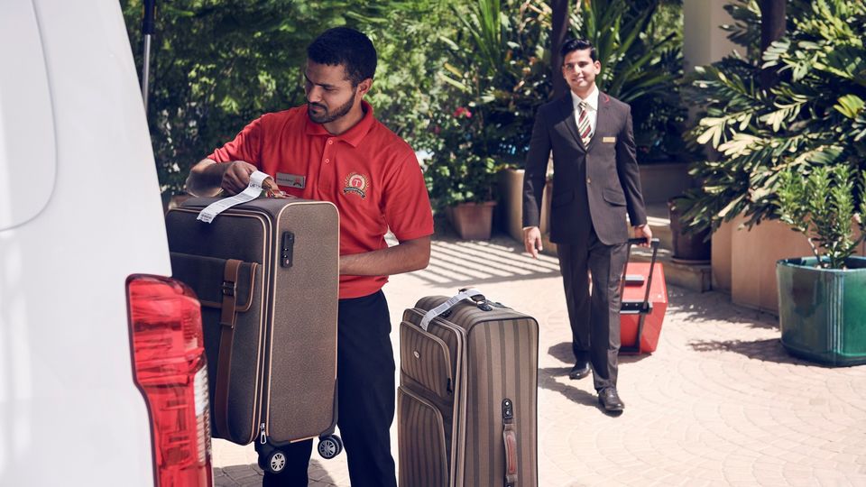 Emirates will take your bags from your home or office directly to the airport.