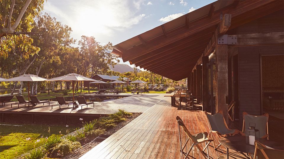 The lodge is surrounded by dense bushland, some 180kms west of Cairns.