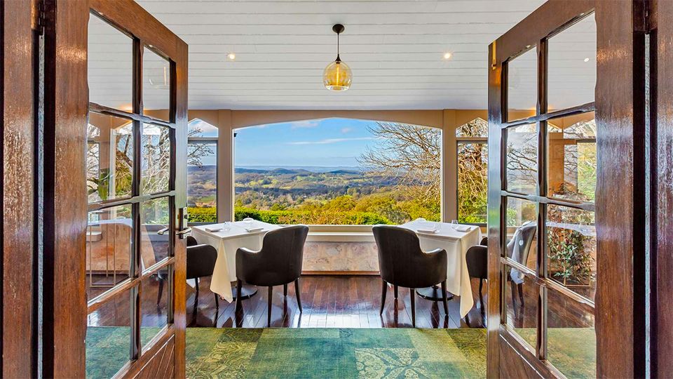 The view from Hardy's Verandah is a perfect accompaniment to its degustation menus.