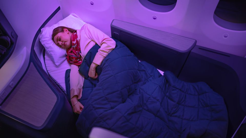 Air New Zealand's new Boeing 787 Business Premier.