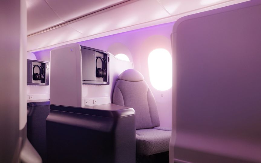 Air New Zealand's new Boeing 787 Business Premier.