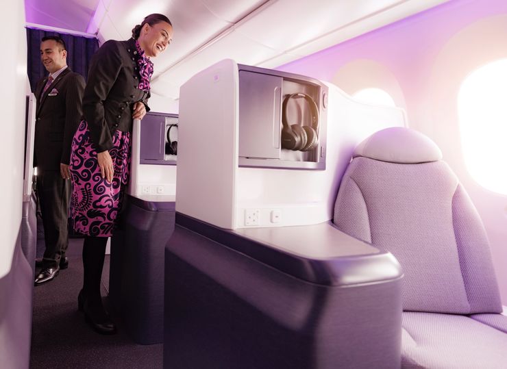 Air New Zealand's new Boeing 787 Business Premier.