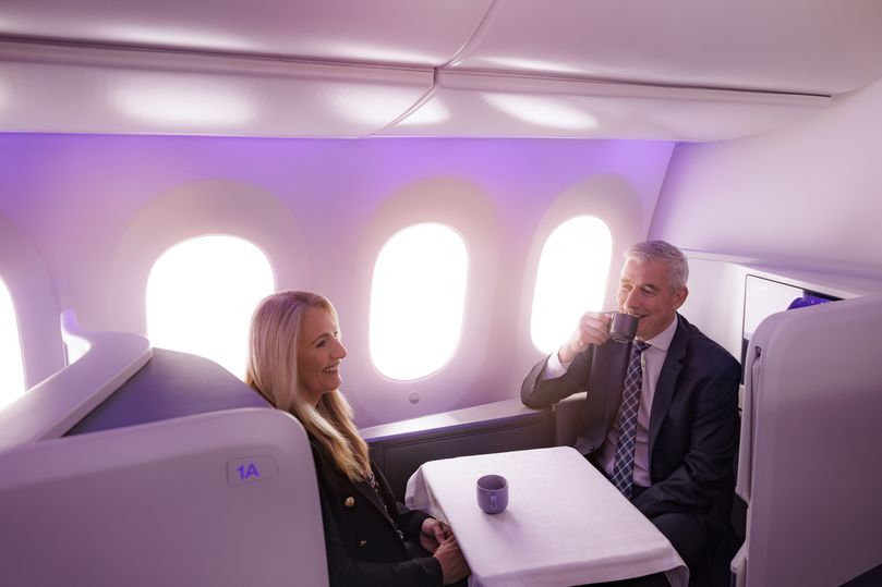 Air New Zealand's new Boeing 787 Business Premier.