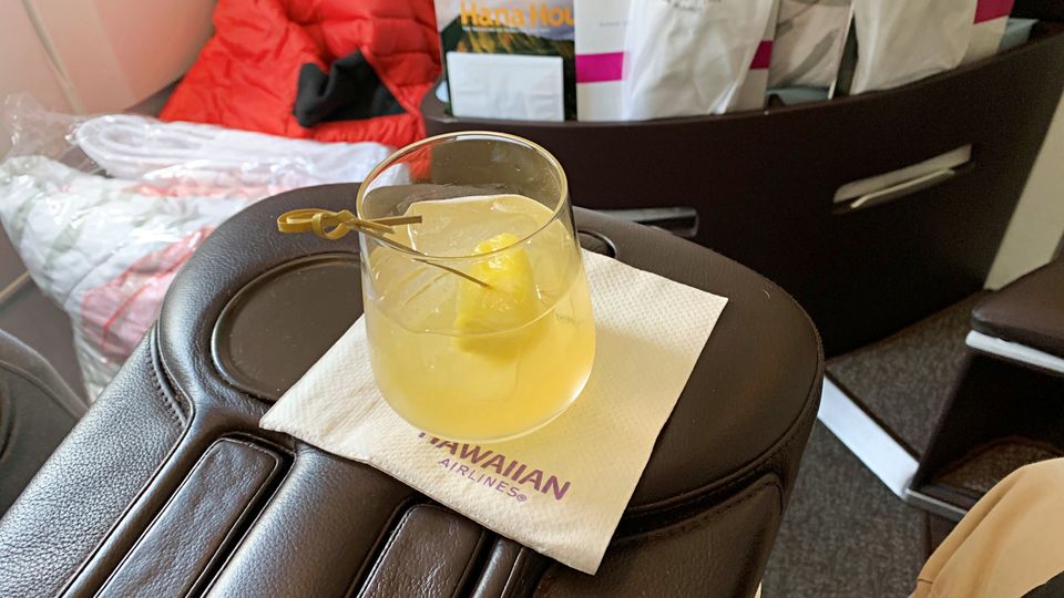 The eponymous Hawaiian Airlines mai tai is strong but a tropical classic.