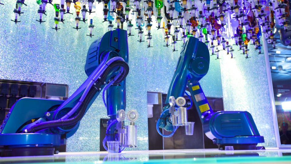 You'll never be so entertained watching a drink get poured.