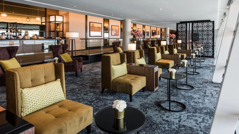 Relax and enjoy the view at Malaysia Airlines' Platinum Lounge, KLIA.