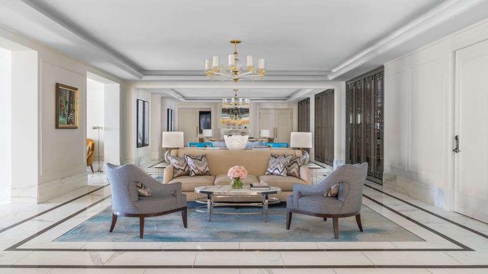 The lobby lounge is a great spot to unwind and take in the opulence.