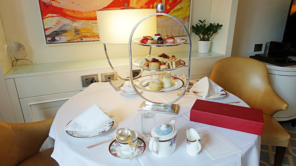 The Langham prides itself on its afternoon tea and it's easy to see why.