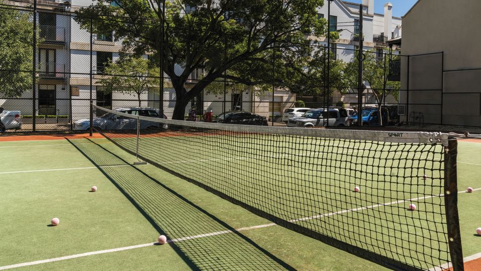 Borrow some racquets and tennis balls and hit it up on the hotel's adjacent tennis court.