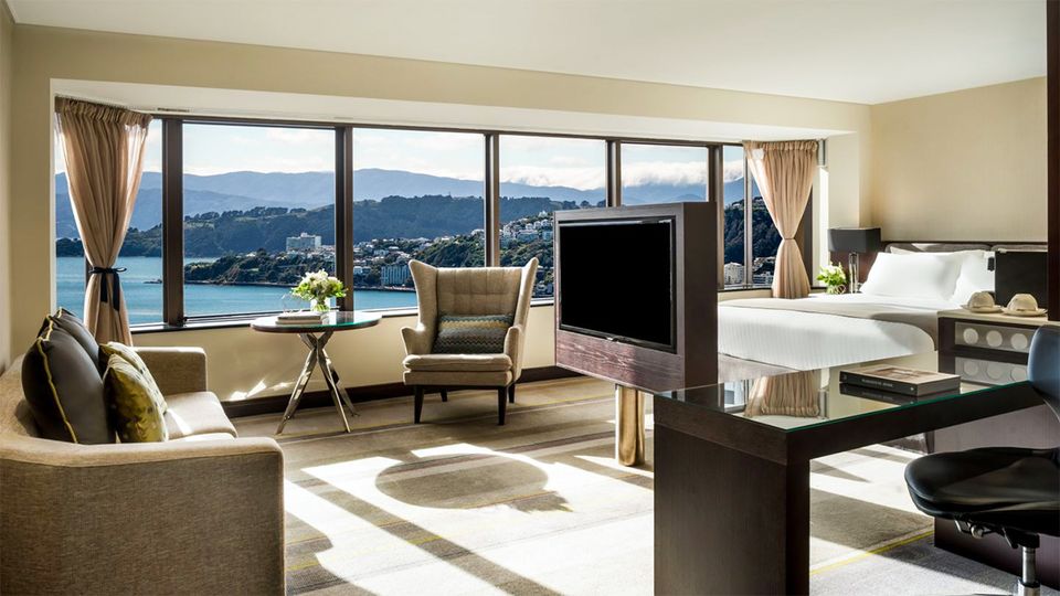 Sweet dreams are made of the Harbour View Junior Suite at InterContinental Wellington.