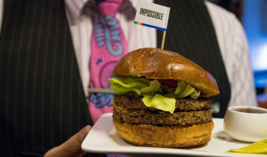 Air New Zealand was the first airline to serve the plant-based Impossible Burger.