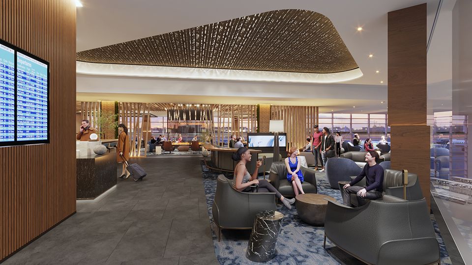 American Airlines says each lounge will reference local landscapes and landmarks.