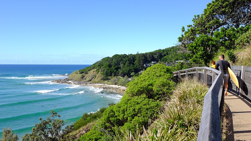 Sunrise to sunset, the Byron Bay lighthouse walk continually draws a crowd.