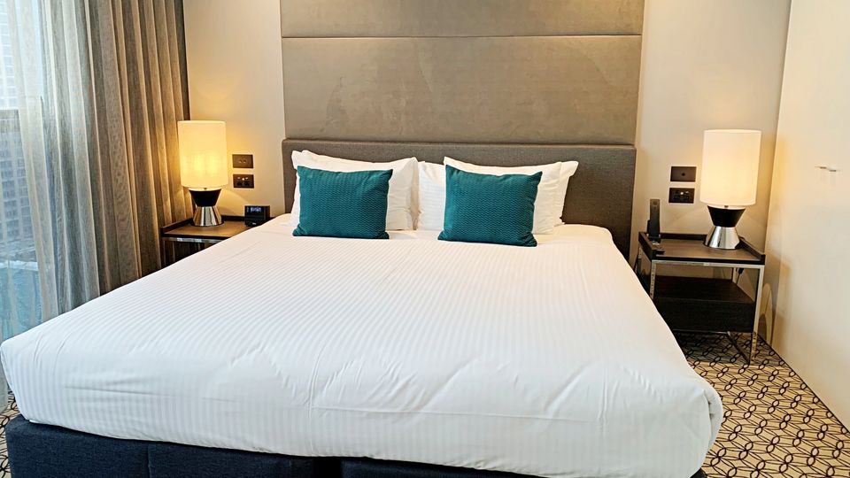 Whilst we had a King bed, there are options for a Queen or Twin beds as needed.