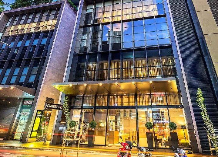 Fraser Suites Sydney can be found at 488 Kent Street, Sydney.